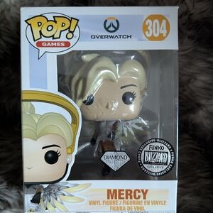 Funko Overwatch Mercy Pop Figure - Yellow and Black